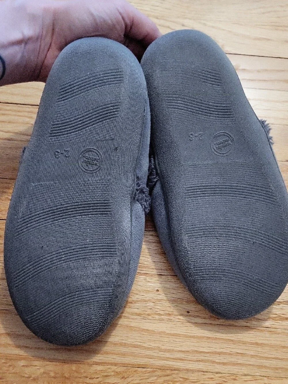 Wonder Nation Grey 'Sleep Mode' Gamer Slip-On Slippers